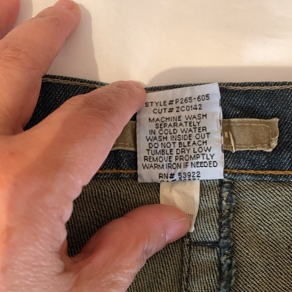 Gently Loved Z Cavaricci Authentic Vintage Bell Bottom Jeans - Picture 7 of 9